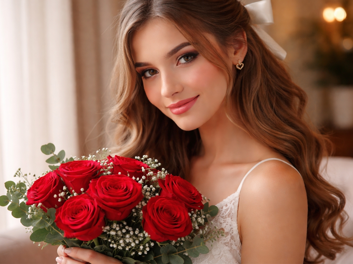 5 ρομαντικά χτενίσματα για την Ημέρα του Αγίου Βαλεντίνου 2026 που θα σε κάνουν να λάμψεις