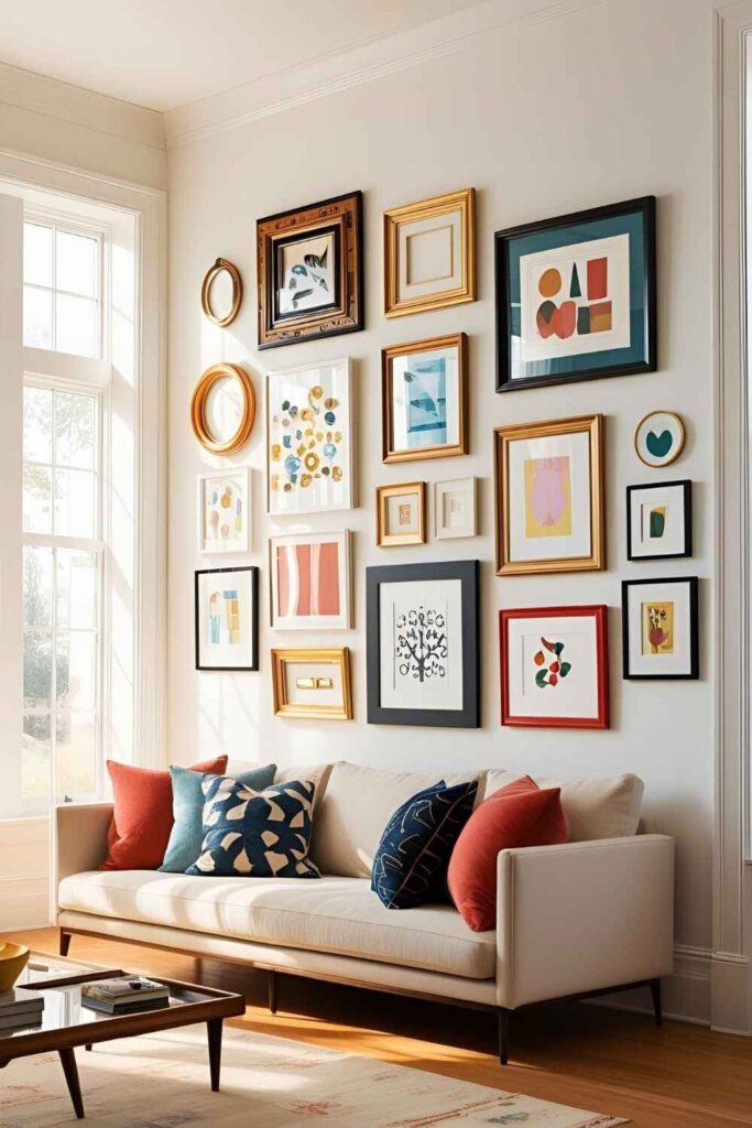 Gallery Wall DIY: 7 ιδέες για να μεταμορφώσεις έναν γυμνό τοίχο σε μια εβδομάδα