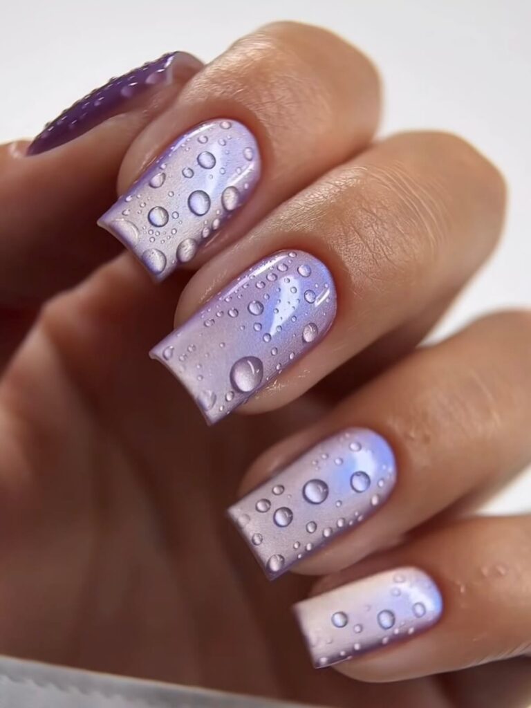 Water-drop nails: Πώς να φορέσεις τις 3D σταγόνες χωρίς υπερβολή