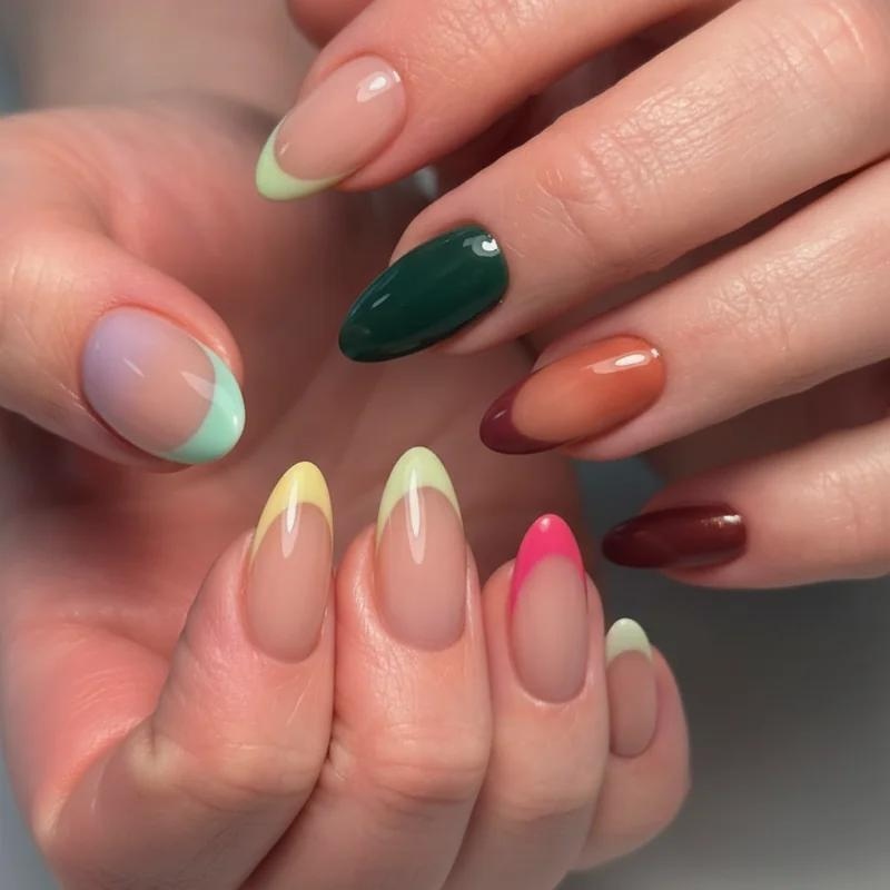 Deep French nails: Πώς να φορέσεις τη φαρδιά άκρη των 90s σήμερα