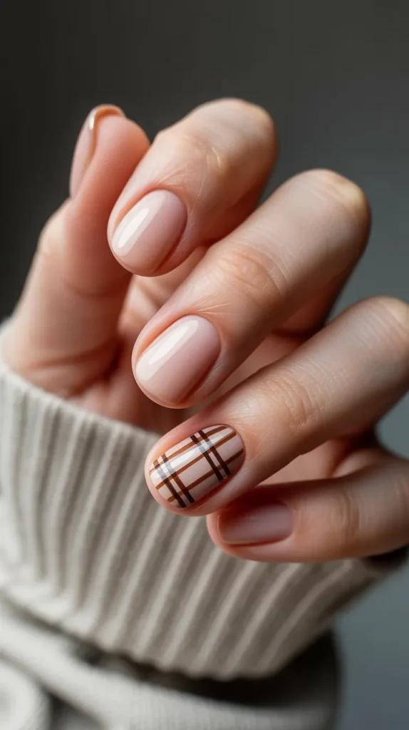 Plaid accent nails: Πώς να φορέσεις το καρό χωρίς να «βαρύνεις» το μανικιούρ