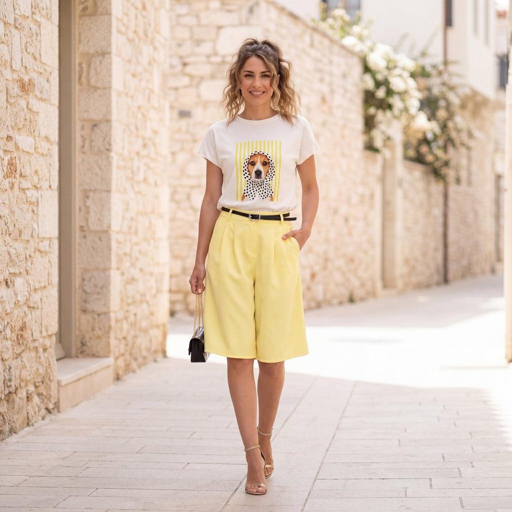 Graphic T-shirt τον Αύγουστο: 5 δροσερά σύνολα χωρίς τζιν