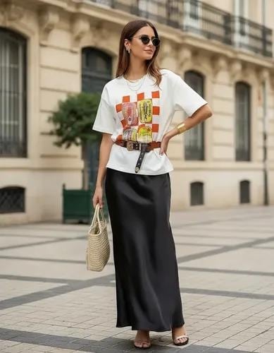 Graphic T-shirt τον Αύγουστο: 5 δροσερά σύνολα χωρίς τζιν