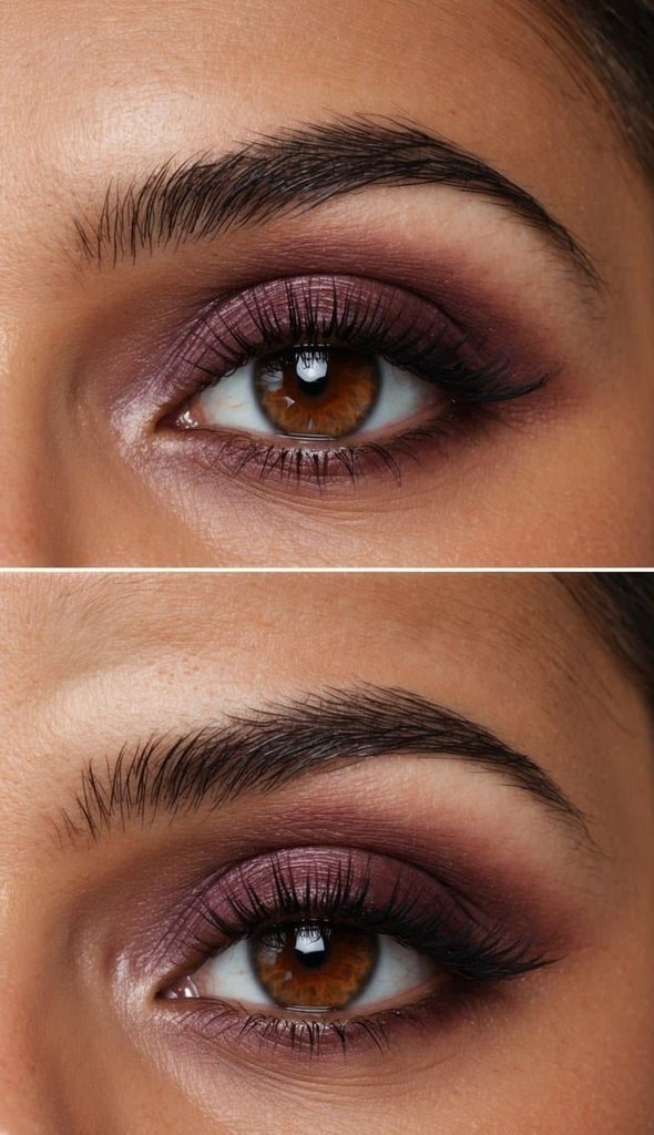 Suede eyeshadow πέρα από το καφέ: 9 ματ συνδυασμοί για το φθινόπωρο
