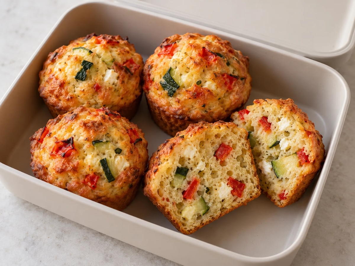 Περίσσεψαν ψητά λαχανικά; 5 ιδέες για αλμυρά muffins στο αυριανό ταπεράκι